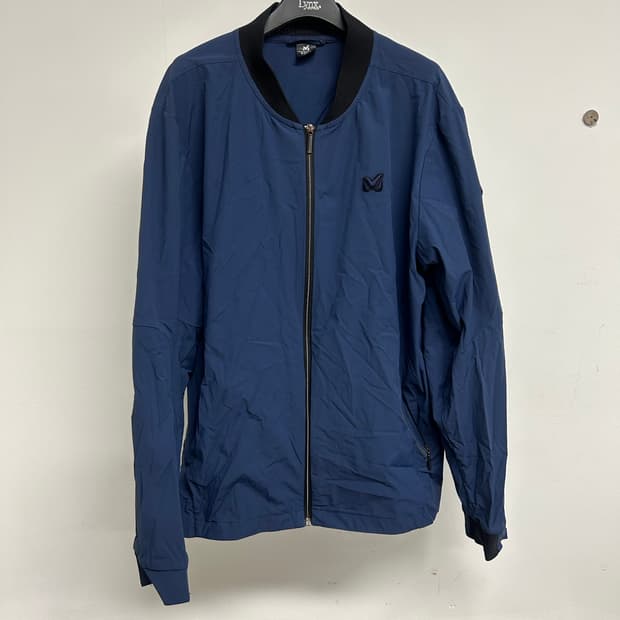 밀레 골프웨어 블루 남성 점퍼 105