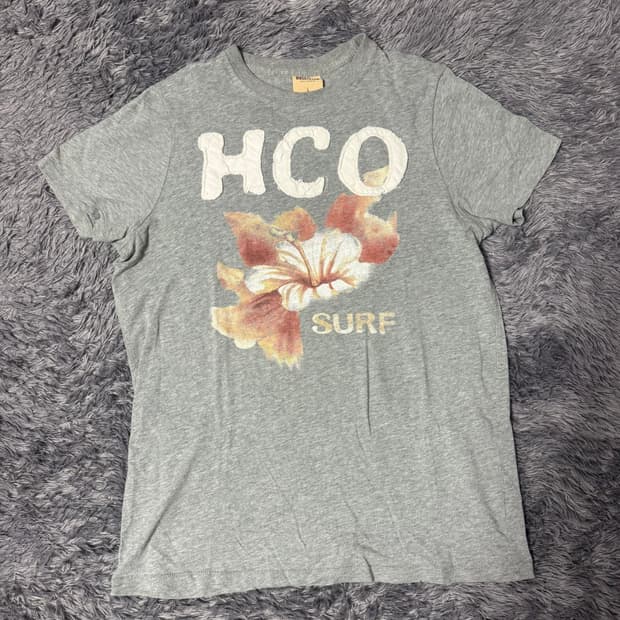 홀리스터 입체자수 고급 반팔티