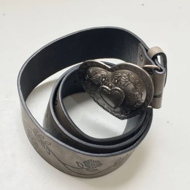 일본빈티지 하트 마법소녀 벨트 앤티크 히메 라떼 갸루 큐빈티지 샵502