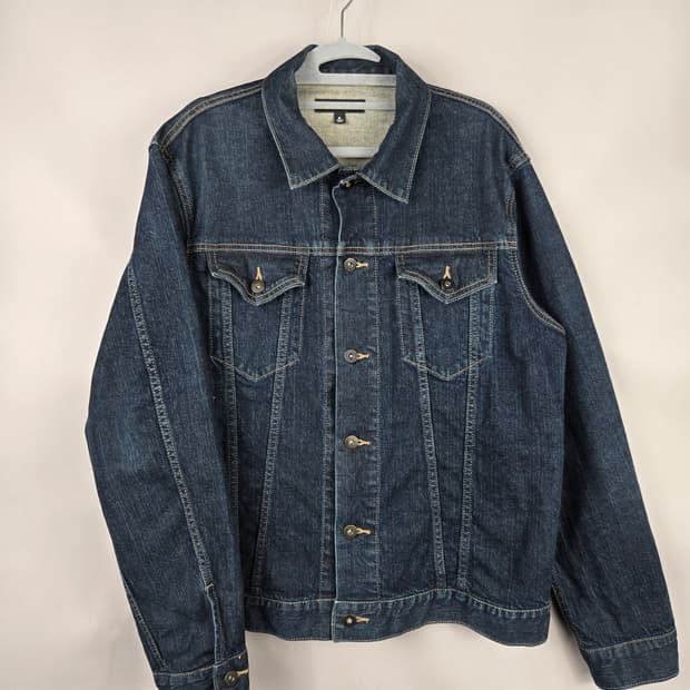 [무료배송]유니클로 XL 남성 스판 데님 청 자켓