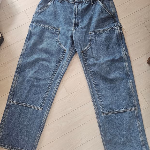 칼하트 더블니 데님 허리 38X30