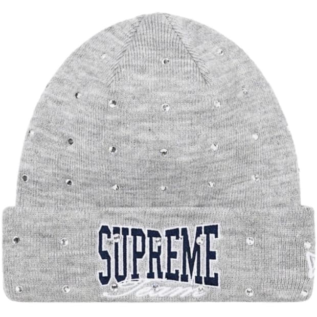 슈프림 뉴에라 콜라보 큐빅 비니 회색