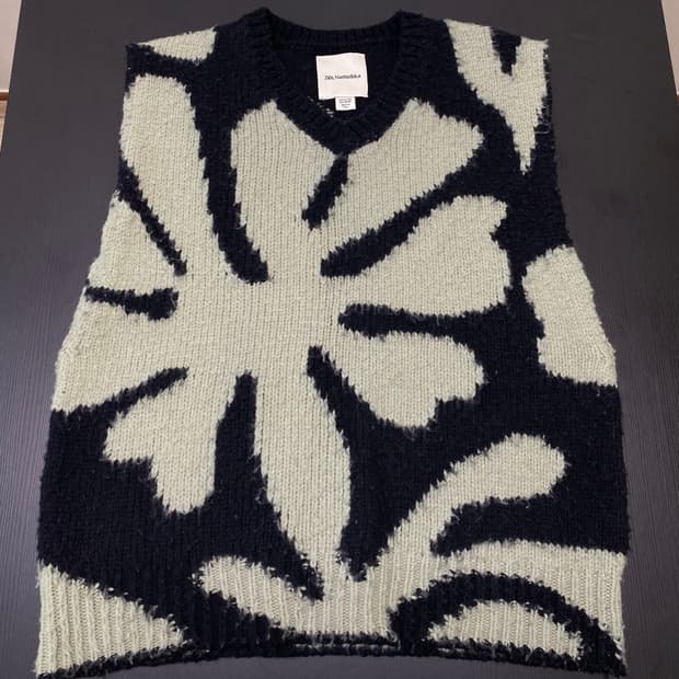 자라 nanushka 울 니트 조끼 S-M 나누시카