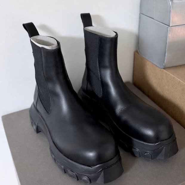 릭오웬스 비틀 보조 트랙터 부츠 38 풀구성