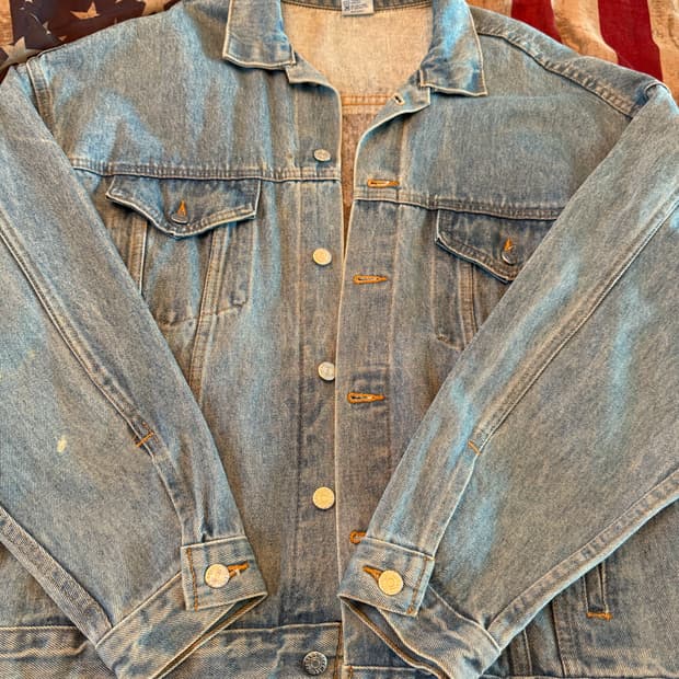 90s USA 알레스카 3D 청자켓