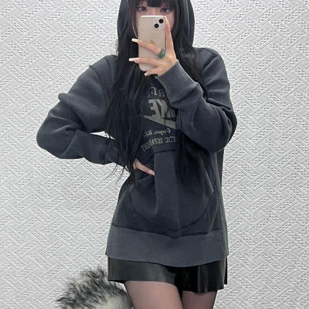 나이키 올드스쿨 스트릿 펑크 와플 후드티 L C10055