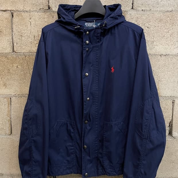 폴로 랄프로렌 후드 블루종 자켓 