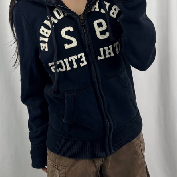 아베크롬비 네이비 후드집업