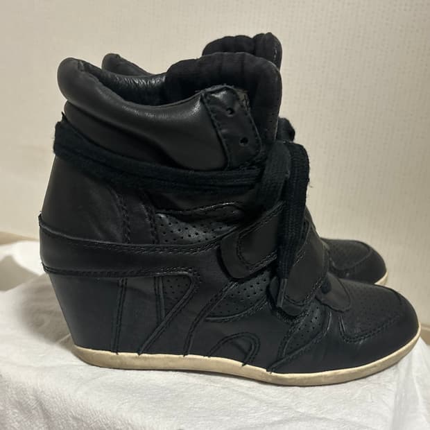 ash 아쉬 웨지힐 스니커즈 블랙 36