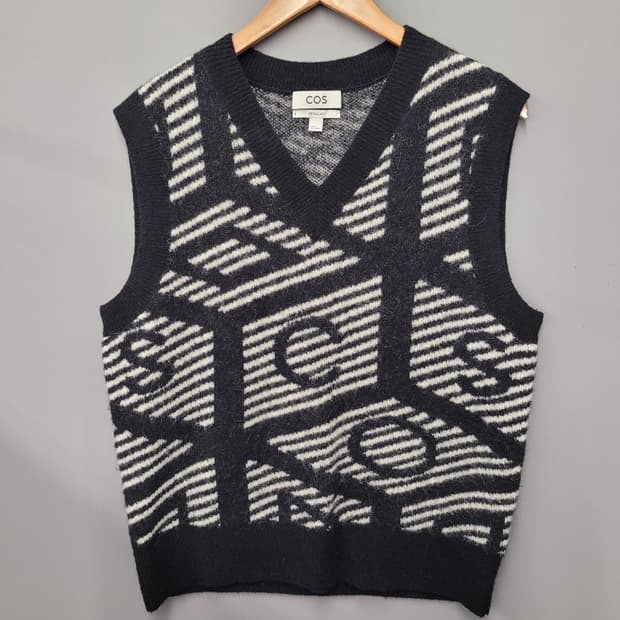 Cos 코스 알파카 혼방 니트 조끼