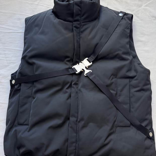 알릭스 트리콘 푸퍼 베스트 질레 블랙 패딩 1017 ALYX 9SM Tr