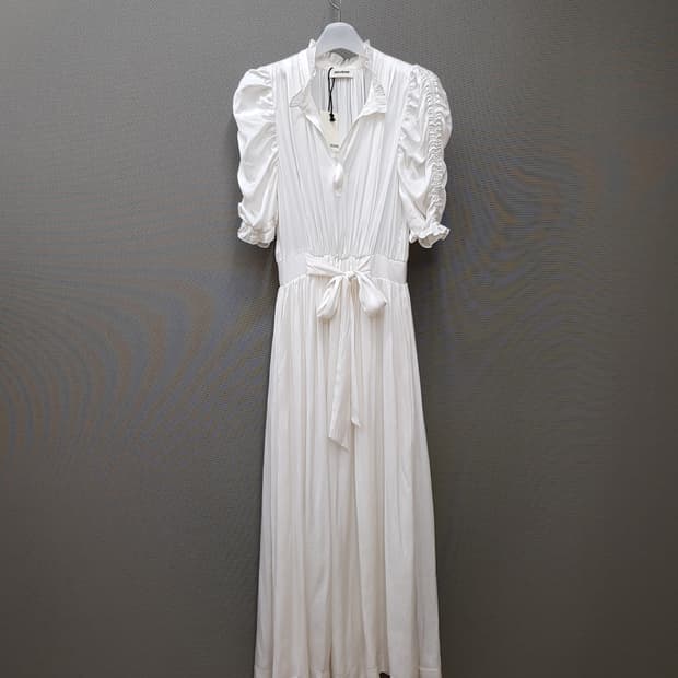 쟈딕앤볼테르 프릴 디테일 롱 원피스 S사이즈 (택달린 새제품)