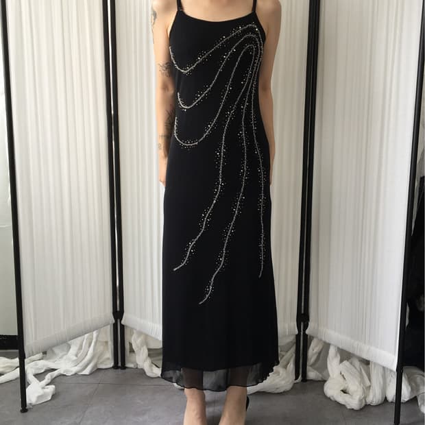 Beads point maxi onepiece