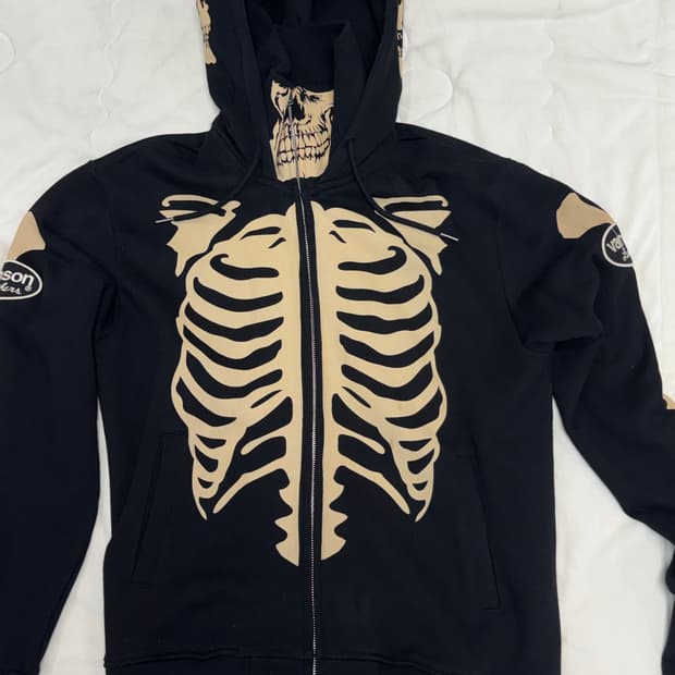 벤슨 레더 후드집업