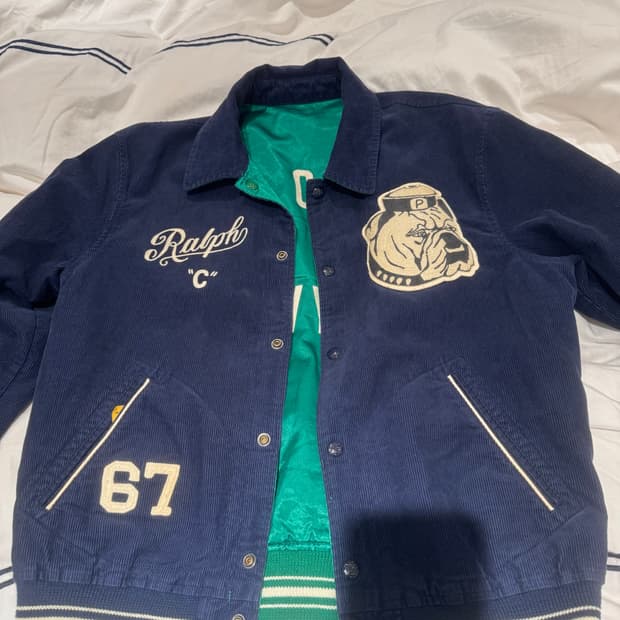 폴로 코듀로이 리버시블 바시티 자켓(새상품) M