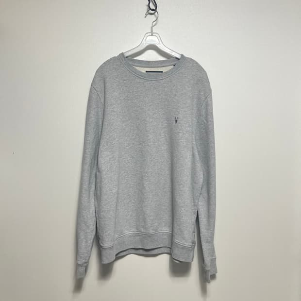 올세인츠 그레이 맨투맨 티셔츠 xl