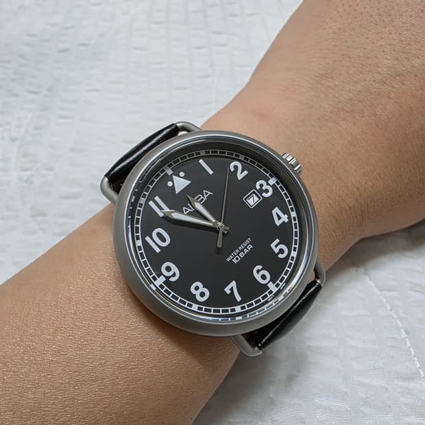 세이코 알바 ALBA 밀리터리 스타일 워치 쿼츠 시계 seiko alba