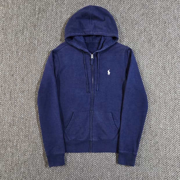 폴로 랄프로렌 네이비 풀집업 후드집업
