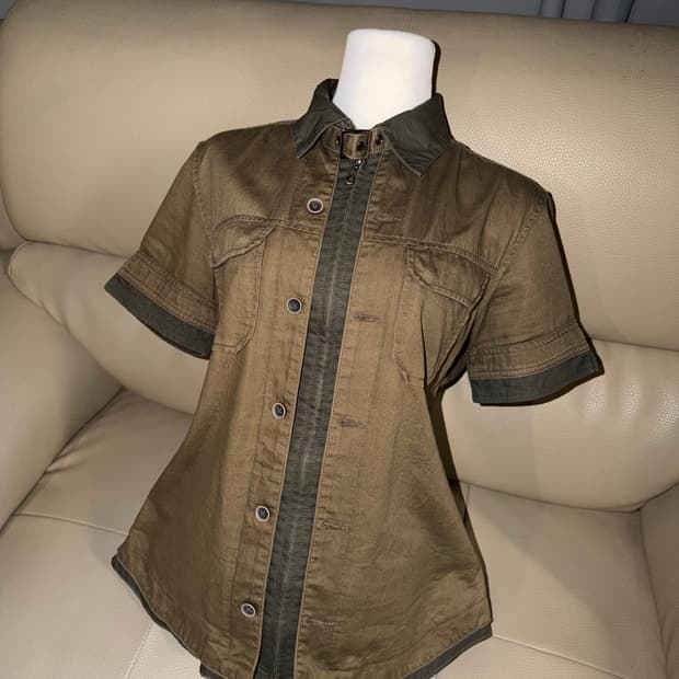 Nicole club for men neck buckle shirt jk