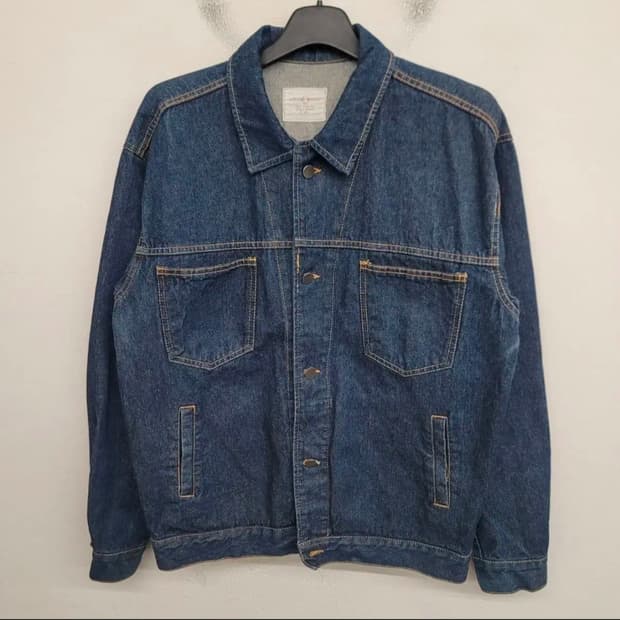 edison store 생지 청자켓 