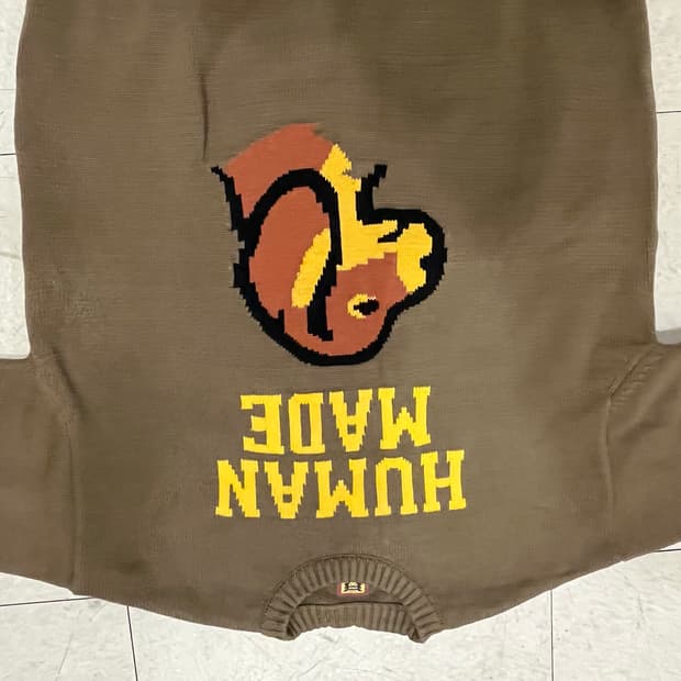 휴먼메이드 닥스 니트 정품