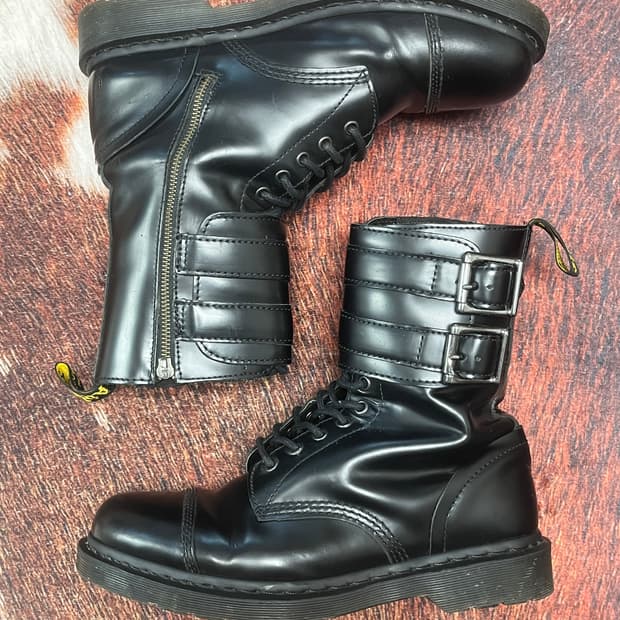 [280] 닥터마틴 바이커 버클 지퍼 부츠
