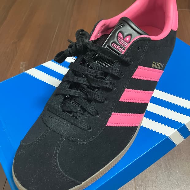 아디다스 가젤 블랙, 핑크 size 275