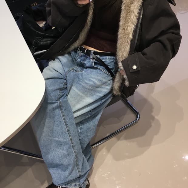  아워캐비넷 퍼자켓 conte shearing jacket