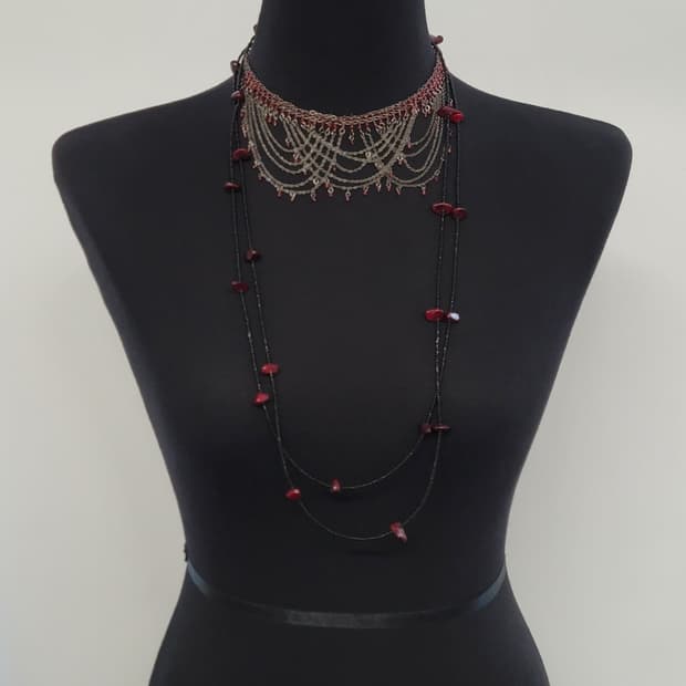 vintage necklace set