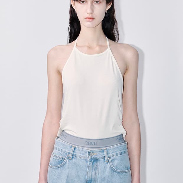 그로브 홀터탑 크림 새상품 택포