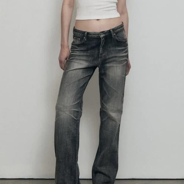 보헤미안서울 크럼플드 데님 1사이즈