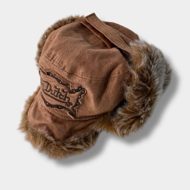 본더치 00‘s 스웨이드 이어플랩 캡