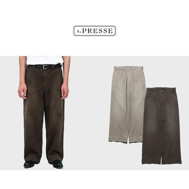 (3)아프레쎄 26SS Vintage 트윌워크팬츠