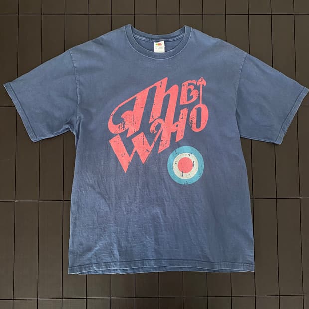 (XL) 빈티지 the who 핀볼 위자드 더후 밴드티 티셔츠