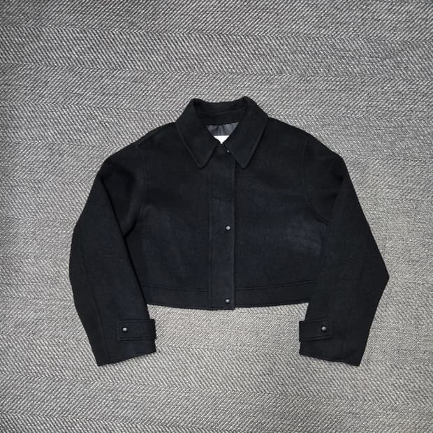 허앤쉬 her&she 크롭자겟 울90% 숏코트