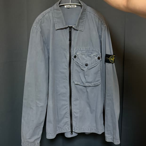 21ss 스톤아일랜드 오버셔츠 스카이블루