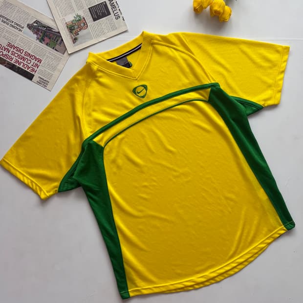 Nike 나이키 일본판 빈티지 블록 코어 반팔티
