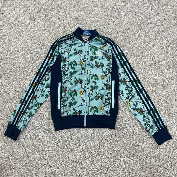 아디다스 빈티지 민트 집업 1230