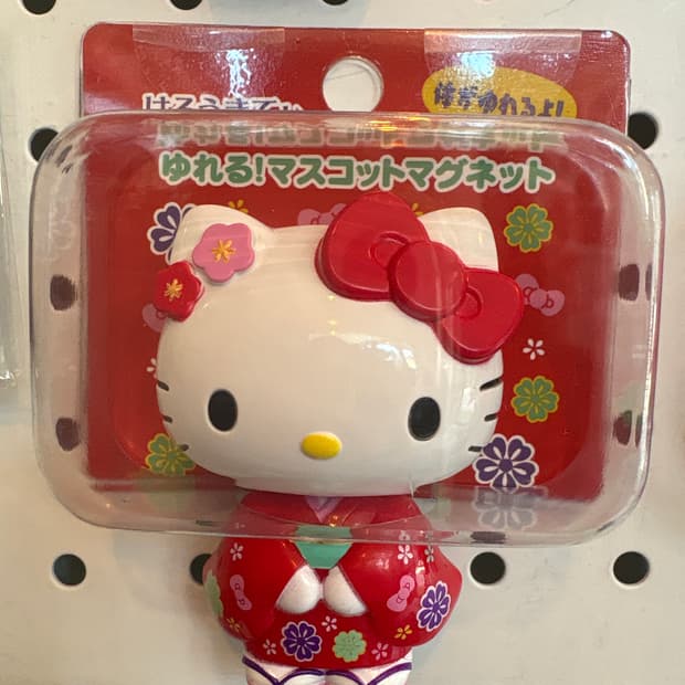 헬로키티 흔들 피규어 마그넷