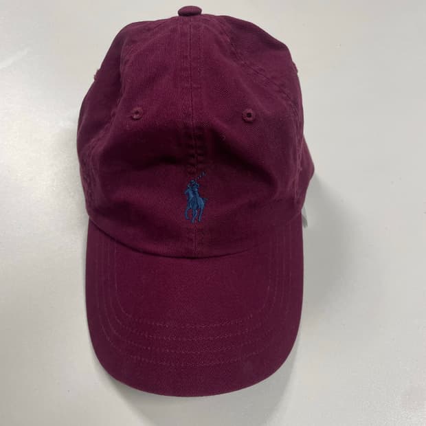 폴로 코튼 볼캡 와인 / OS