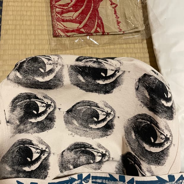 일본 eyes 캔버스백