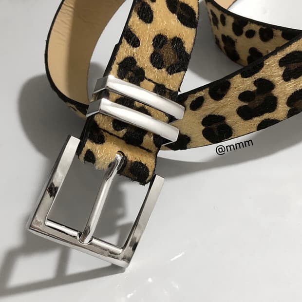 [Unisex]팬서 레오파드 호피 송치 벨트🐆