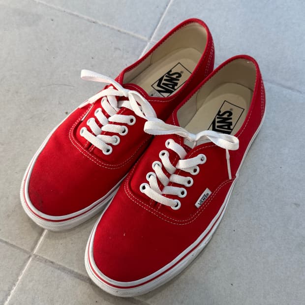 반스 어센틱 레드 270