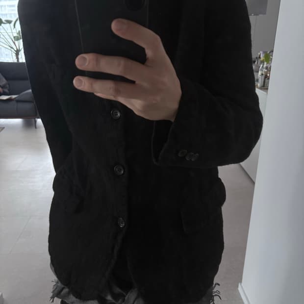 Comme des Garçons Homme HR-J063 울 축융 블레이