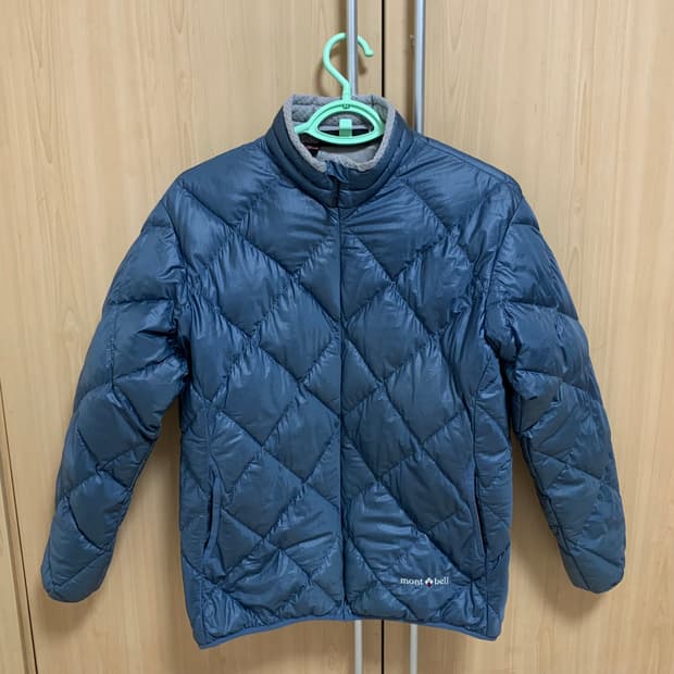 몽벨 다이아몬드 퀼팅 라이트 알파인 다운 자켓 여성용 m사이즈