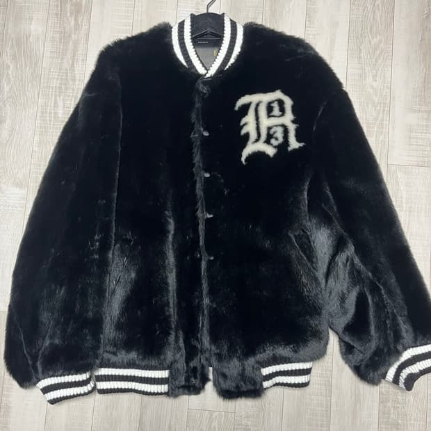 R13 퍼 바시티 자켓  L 판매합니다. (SSENSE 구매)