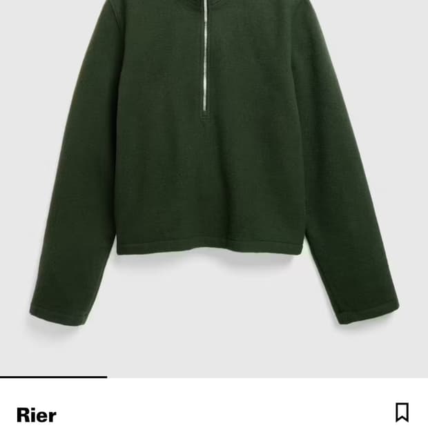 rier city fleece ivy L