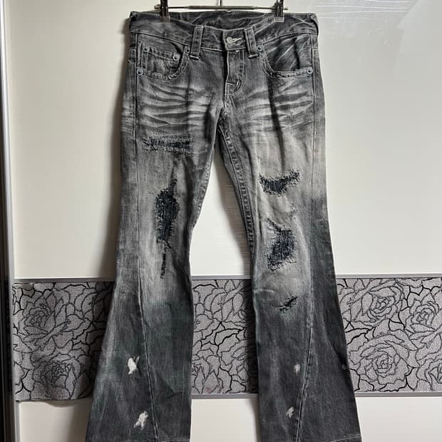 Y2k Tornado mart 토네이도 마트 부츠컷 팬츠