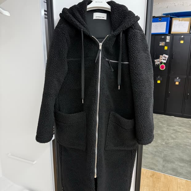 인터섹션 intersection 누빔 퀄팅 뽀글이 집업 코트 점퍼 정품 