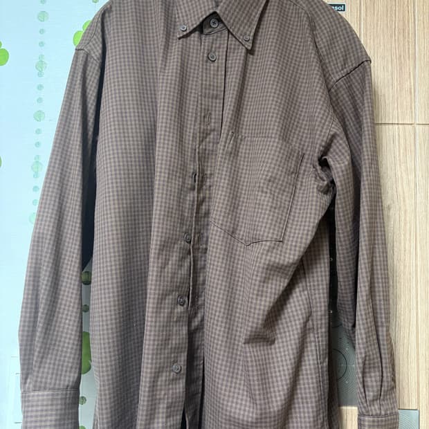 유니클로 u 르메르 체크셔츠